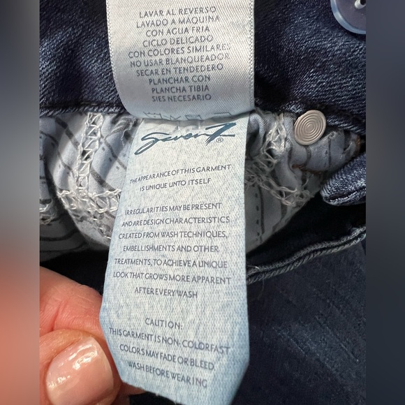 SEVEN7 HIGH RISE SKINNY JEAN EUC SIZE 10 - Picture 10 of 12